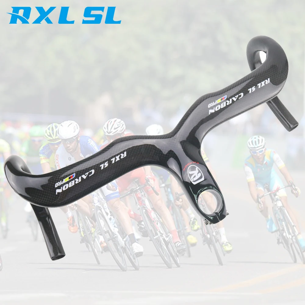 2021 RXL SL углеродный материал руль велосипедный Интегрированный со стволом падение