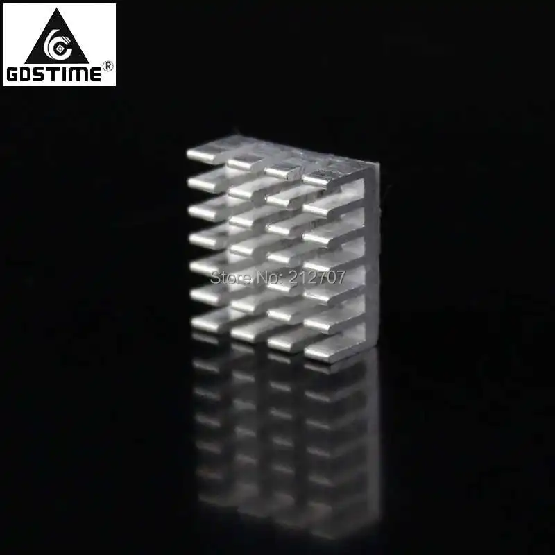 

20 PCS/LOT Gdstime 14x14x6mm Heatsink Aluminum MOS Radiator Heat sinks For Router IC Chip