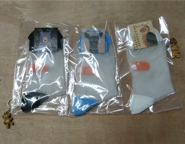 Корейские милые модные растягивающиеся носки с принтом в стиле Харадзюку