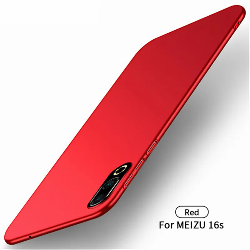 Ультратонкий гладкий жесткий чехол для Meizu 16 S 16 S Note 9 8 6 5 M15 Lite Plus X8 V8 M6 M5 Note M5S M6S M6T Silm противоударный чехол