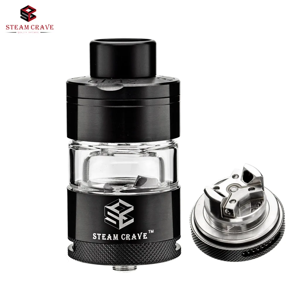 Новейший оригинальный паровой распылитель Crave Glaz RTA 31 мм с запасным 7 мл