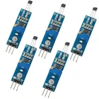 Модуль датчика Холла 10 шт.лот, модуль датчика обнаружения скорости холла, магнитный датчик подсчета Swich для умного автомобиля Arduino