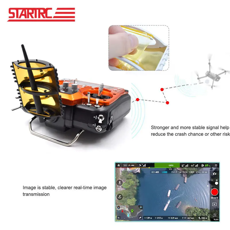 FPV drone Radiolink AT10 II передатчик контроллер усилитель сигнала расширитель диапазона