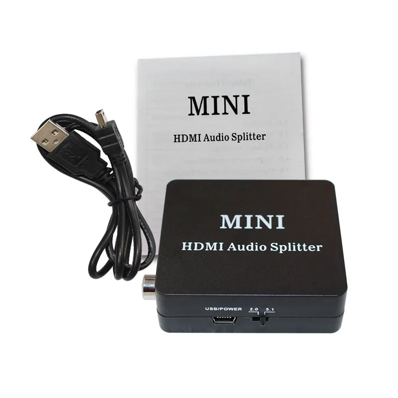 1080P HDMI вход aduio сплиттер конвертер адаптер к hdmi аудио с SPDIF+ R/L выход аудио видео HDMI конвертер
