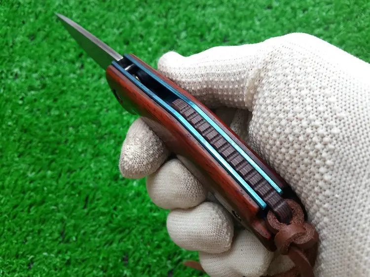 Дамасский стальной складной нож для очистки Коллекционные ножи|folding paring knife|paring