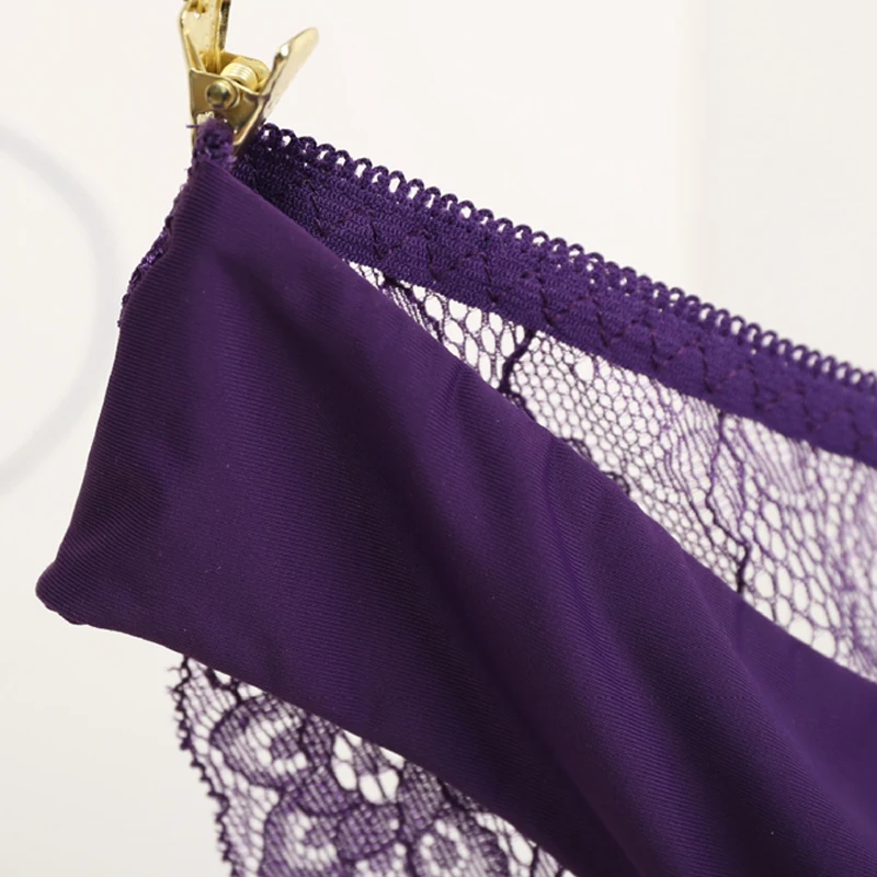 Цельнокроеное платье сексуальные трусики женское кружева выдалбливают Нижнее