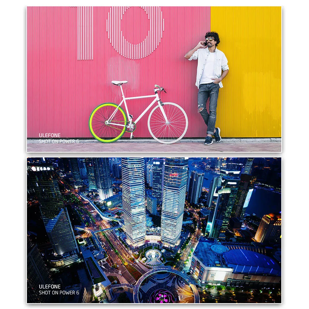 Ulefone power 6 6,3 дюймов FHD+ 4 Гб ОЗУ 64 Гб ПЗУ 16 Мп+ 16 Мп Android 9,0 Восьмиядерный 6350 мАч NFC разблокировка лица 4G смартфон