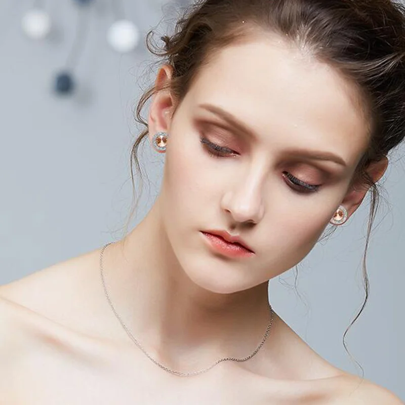 LuxJuly Eurpean и американские серьги с кристаллами украшенные Swarovski Женские аксессуары