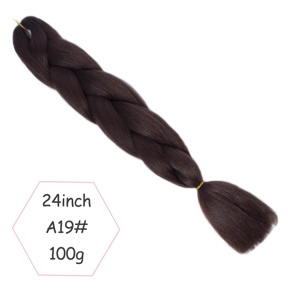 Xtrend, 8 шт., большие синтетические косы, вязанные крючком волосы, 24 дюйма, Омбре, косички, наращивание волос для женщин, розовый, один тон, два тона, три тона - Цвет: M1b/27#