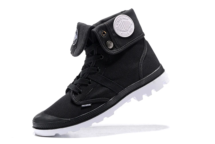 PALLADIUM Pallabrouse Black And White Sneakers Men High-top Military Ankle Boots Comfortable Casual Shoes Size 39-45 |