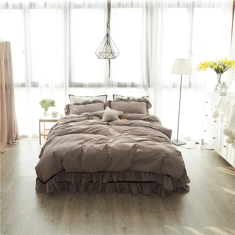 100% хлопок 4 шт. Полный/Королевский размер