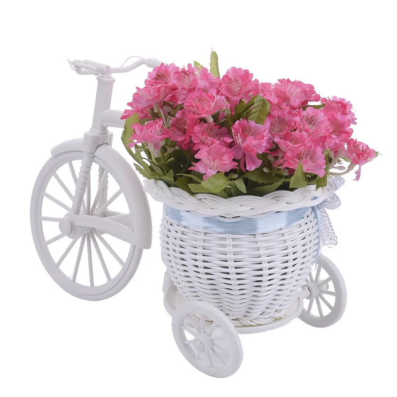 Новый 5 глава искусственный Шелковый цветок Искусственные цветы с велосипеда
