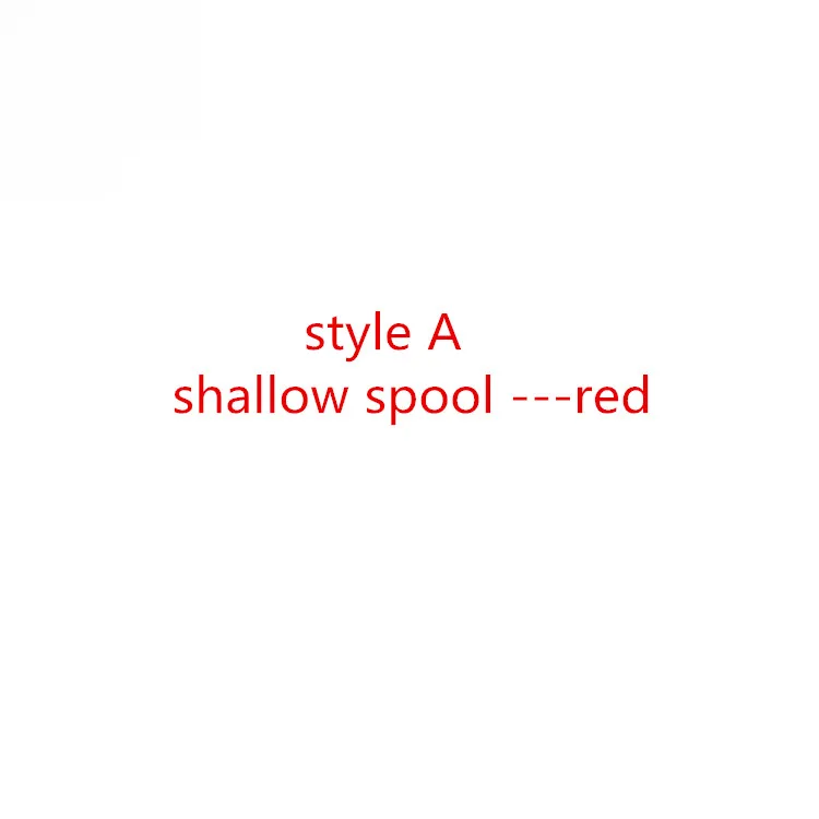 styleA shallow red Катушка мелкая Глубокая линия чашка для миниатюрной приманки pmax3 B3 S3 ORRA2 REVO3S ORANGE3 - Цвет: styleA shallow red