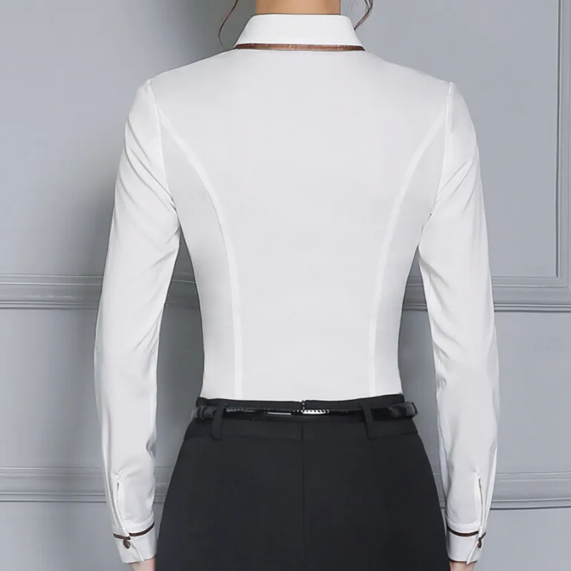 Высококачественная одежда женские рубашки модные OL деловые формальные