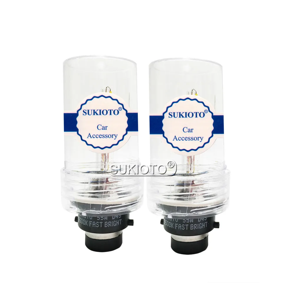 SUKIOTO 2 шт Быстрая яркая 55 Вт D4S D2S ксеноновая HID Лампа D2R D4R 5500K Автомобильная фара для D2 D4 балласт D5DV00829000 1307329087 LAD5GL