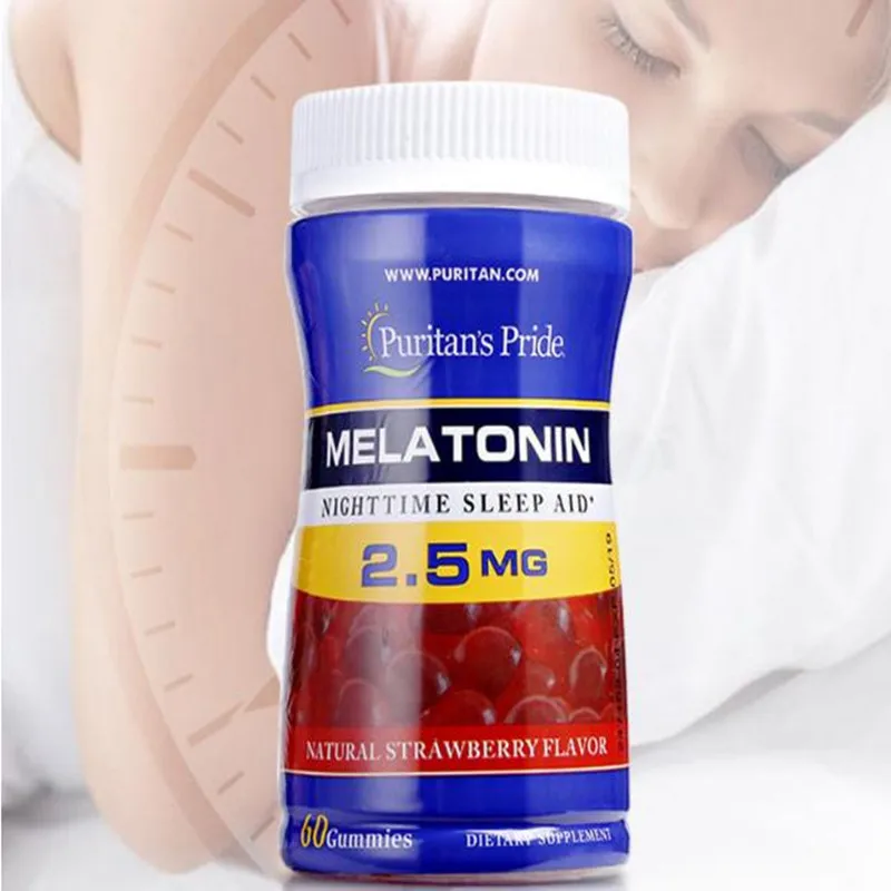 

High-quality Melatonin Fudge 60 Grains/bottle of Strawberry-flavored Fudge, Melanin Removal, Smooth Skin The effect is obvious.