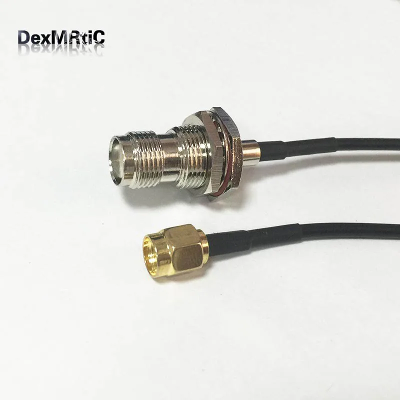 Адаптер антенны wi fi RP SMA male switch TNC female pigtail RG174 20 см 8 дюймов оптовая цена|adapter