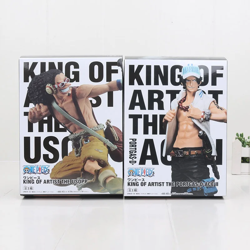 Аниме One Piece Usopp морской Эйс король художника ПВХ экшн-фигурка игрушечные куклы 14-26