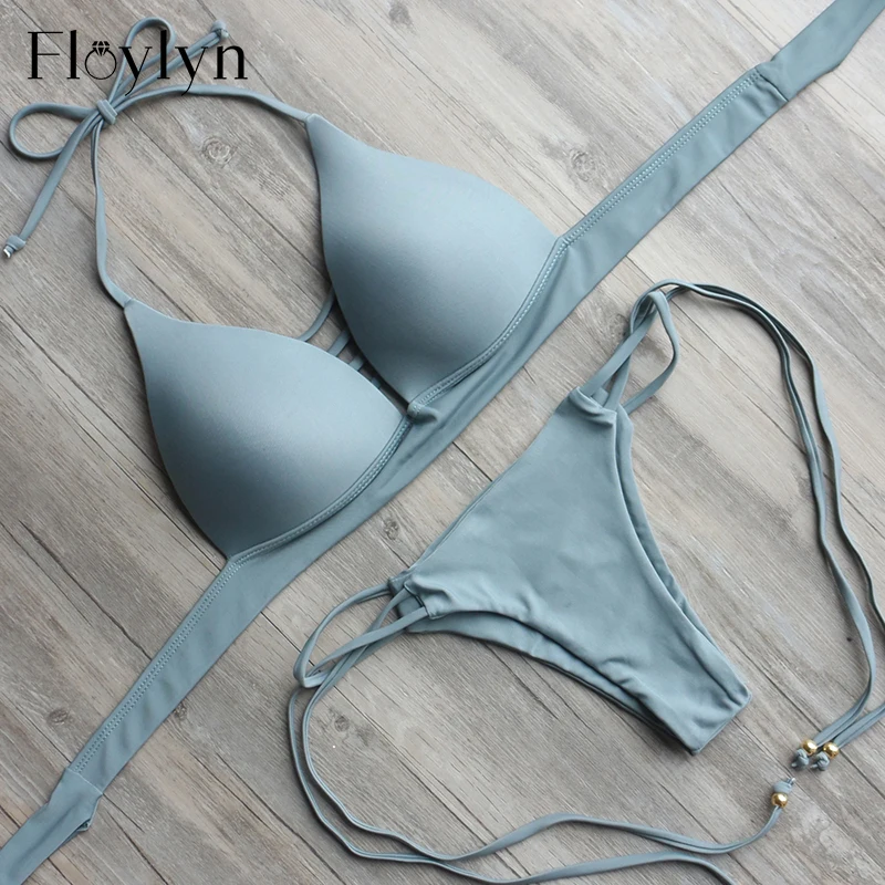 Купальник Floylyn бикини с пуш-апом | Женская одежда