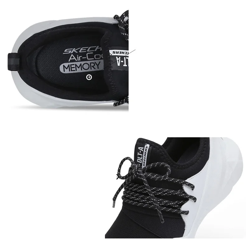 Skechers D'lites/Женская обувь на платформе; удобная дышащая мужская и женская обувь; высококачественные брендовые роскошные кроссовки; 88888157-BKW