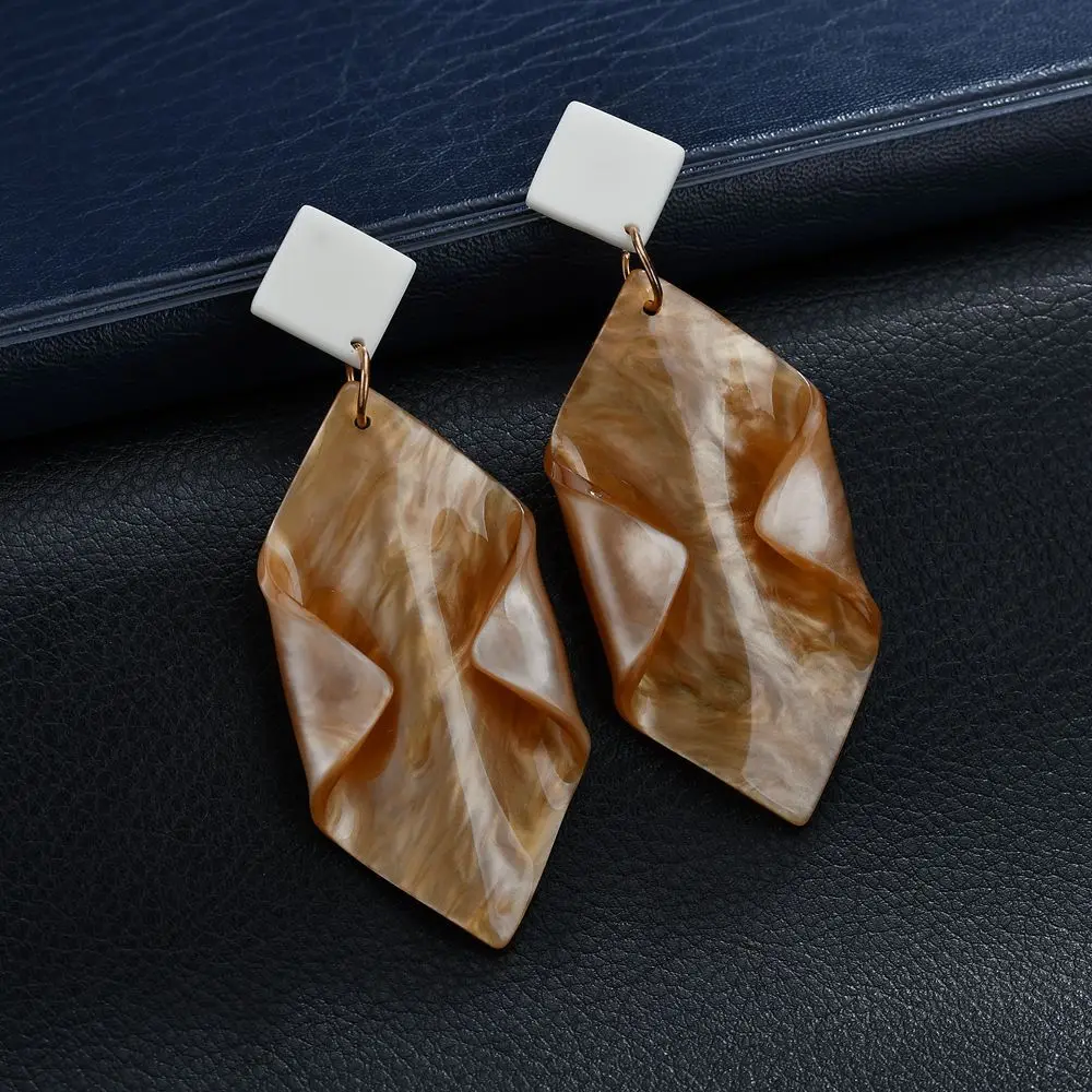 Простой Новый hyperbole сексуальный модный акриловый геометрический большой кулон