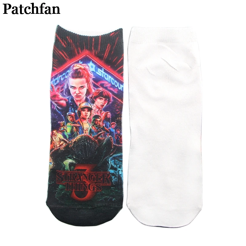 Patchfan/новые женские носки для косплея с рисунком из мультфильма странные вещи