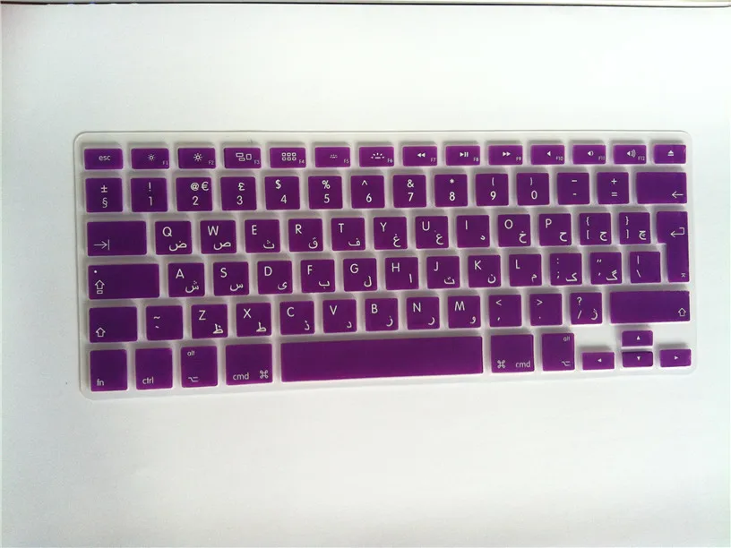 Наклейка на арабскую клавиатуру для Macbook Air Pro Retina 13 15 силиконовая защитная пленка