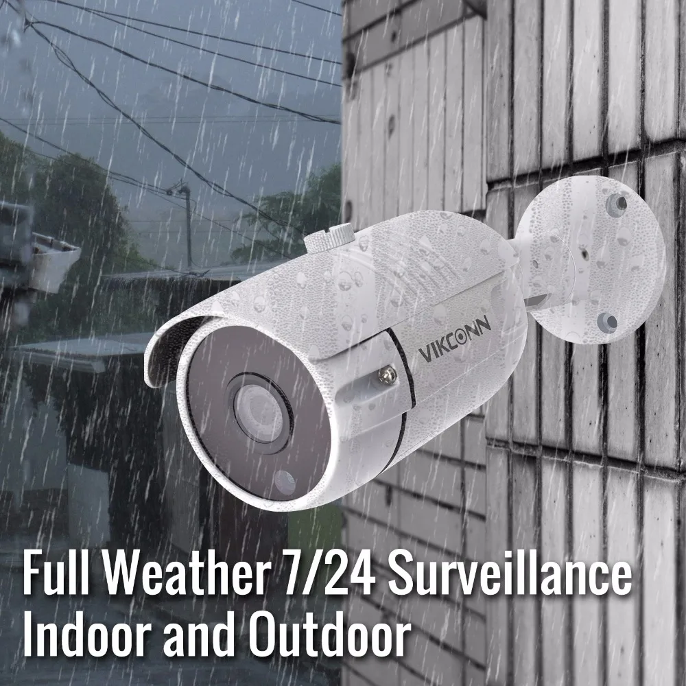 VIKCONN Sony imx322 погода доказательство 1080 P AHD CCTV камера шт. 36 ИК Пуля товары теле и