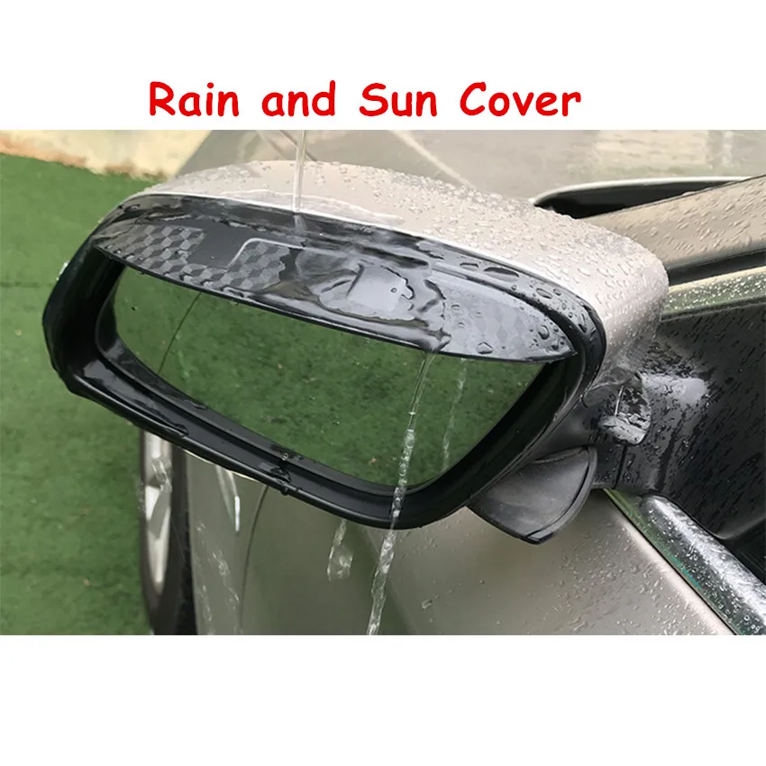 For Toyota CHR C-HR 2016 2017 2018 Car Rearview Mirror Eyebrow Rain Shield Board Sun Visor Shade Cover Trim Exterior Accessory | Автомобили