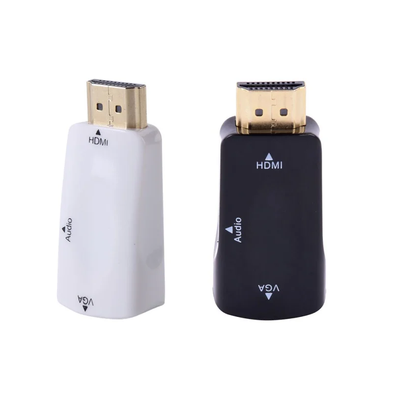 DVD PC 1080P HDMI Male to VGA Female Video Converter Adapter Audio Cable | Электроника