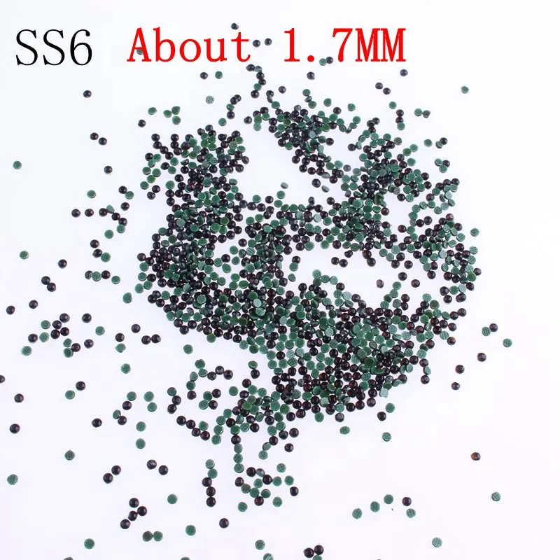 Prajna SS5 1,7 мм Стразы для рукоделия, стразы, аппликация, камень, железо, пластмассовое железо для одежды, свадебное украшение E - Цвет: picture color 10