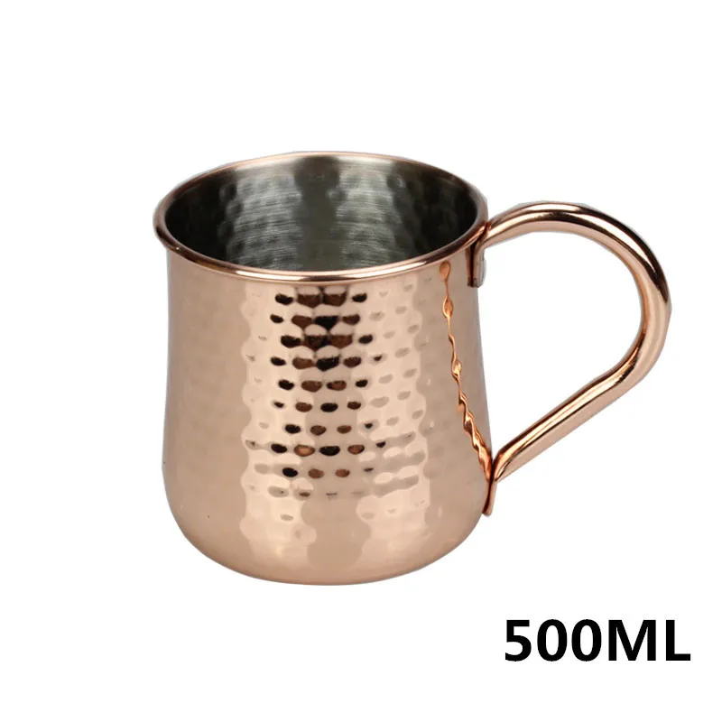 Кофейная чайная кружка чашки из нержавеющей стали 304 медная Коктейльная еда сок