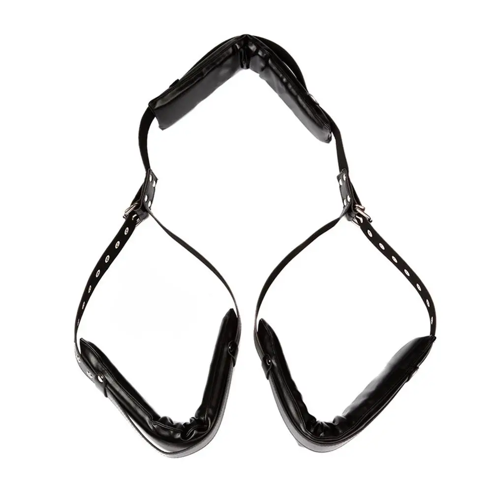 Кожа Губка БДСМ Связывание удерживающие открытые ноги взрослые SM игра веревки