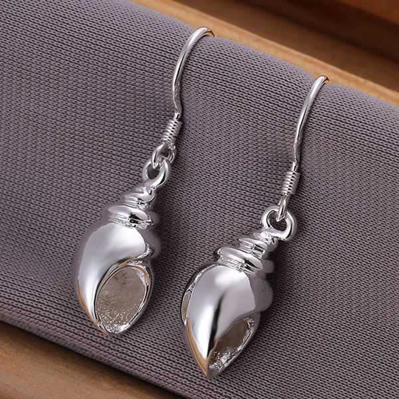 

925 ювелирные изделия посеребренные, модные украшения для женщин, серьги в виде улитки E216 /LKVYDNOL VOWEZHVE E216