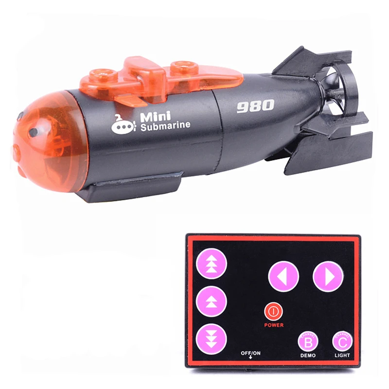 

The best festival Gift Mini Remote Control RC Submarines RC ship Kids creative Toy 2 Mode remote control & automatic play