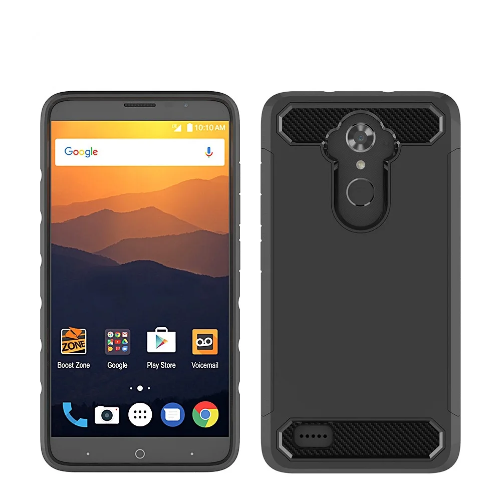 Сверхмощный двухслойный тонкий армированный чехол для смартфона ZTE Max XL N9560 6 0