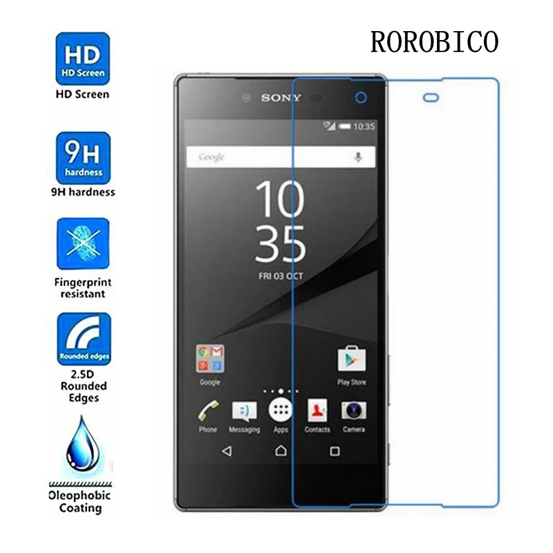 ROROBICO закаленное стекло для Sony Xperia Z5 Premium Dual E6833 E6853 E6883 Z5P plus ультратонкая защита