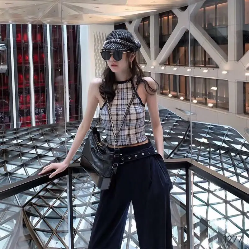 Сексуальные женские без рукавов Висячие шеи летние топы Вечеринка клуб