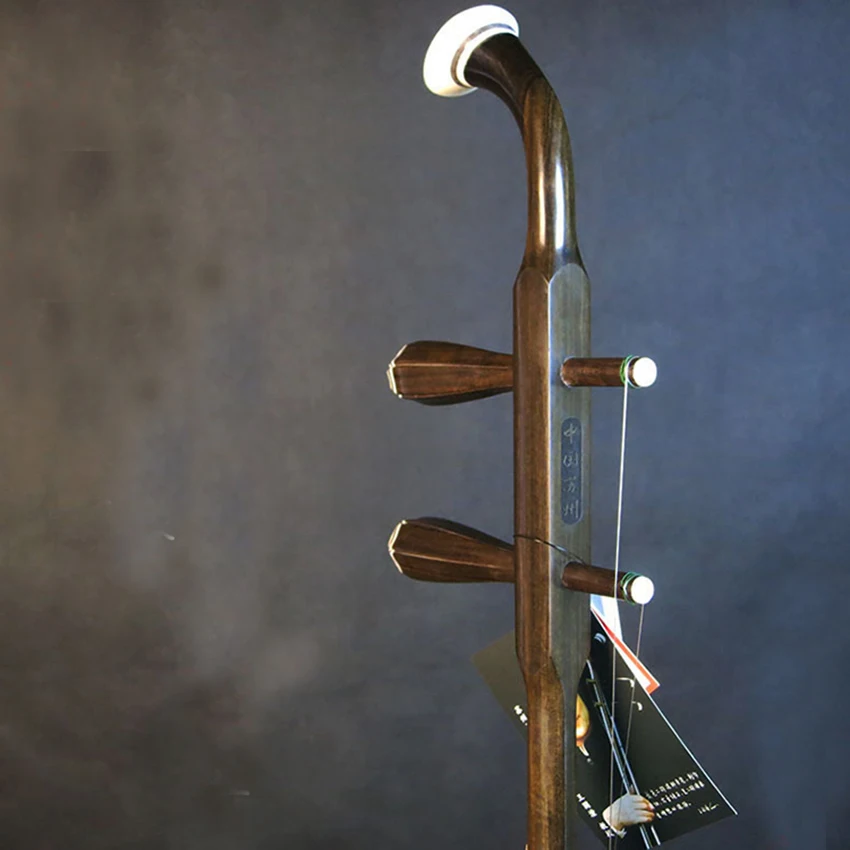 Erhu китайские Музыкальные инструменты ручной работы черные из розового дерева