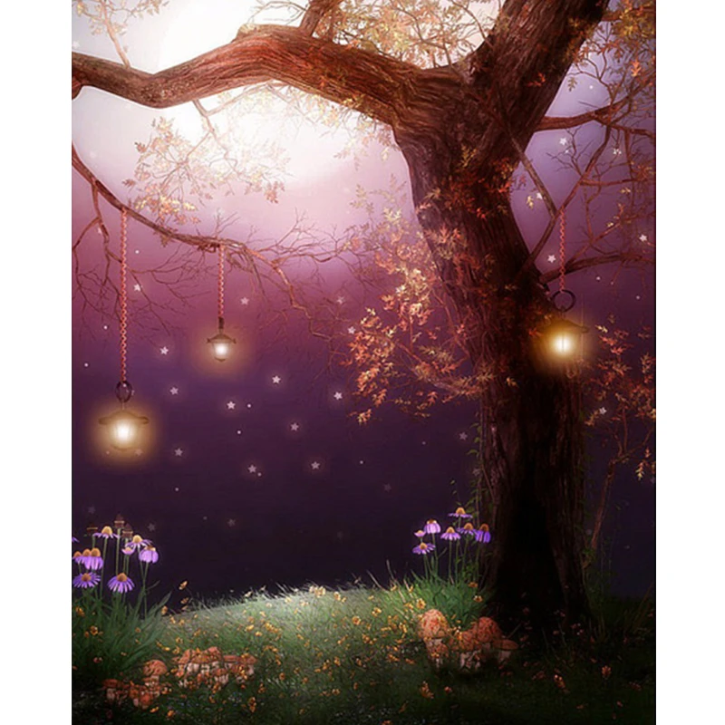 Алмазная картина Круглая Полная мечта Пейзаж Вышивка крестиком горный хрусталь