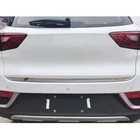 Накладка на заднюю дверь, нержавеющая сталь, для MG ZS 2017, 2018, 2019, автомобильные аксессуары, серебристыйкрасныйсиний логотип