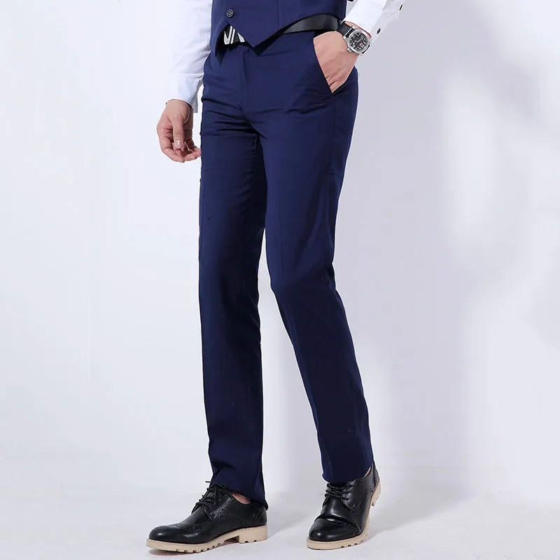 Мужской костюм брюки сплошной цвет большой размер высокое качество мужские