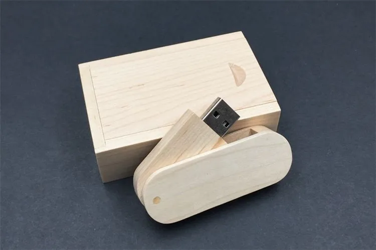 USB-флеш-накопитель деревянный с логотипом заказчика 4-64 Гб | Компьютеры и офис