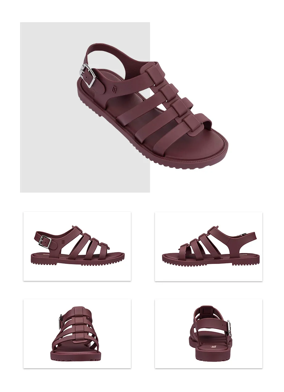 Melissa/Оригинальные сандалии в римском стиле; коллекция года; melissa; женская прозрачная обувь; сандалии для взрослых; женская обувь; дышащая обувь