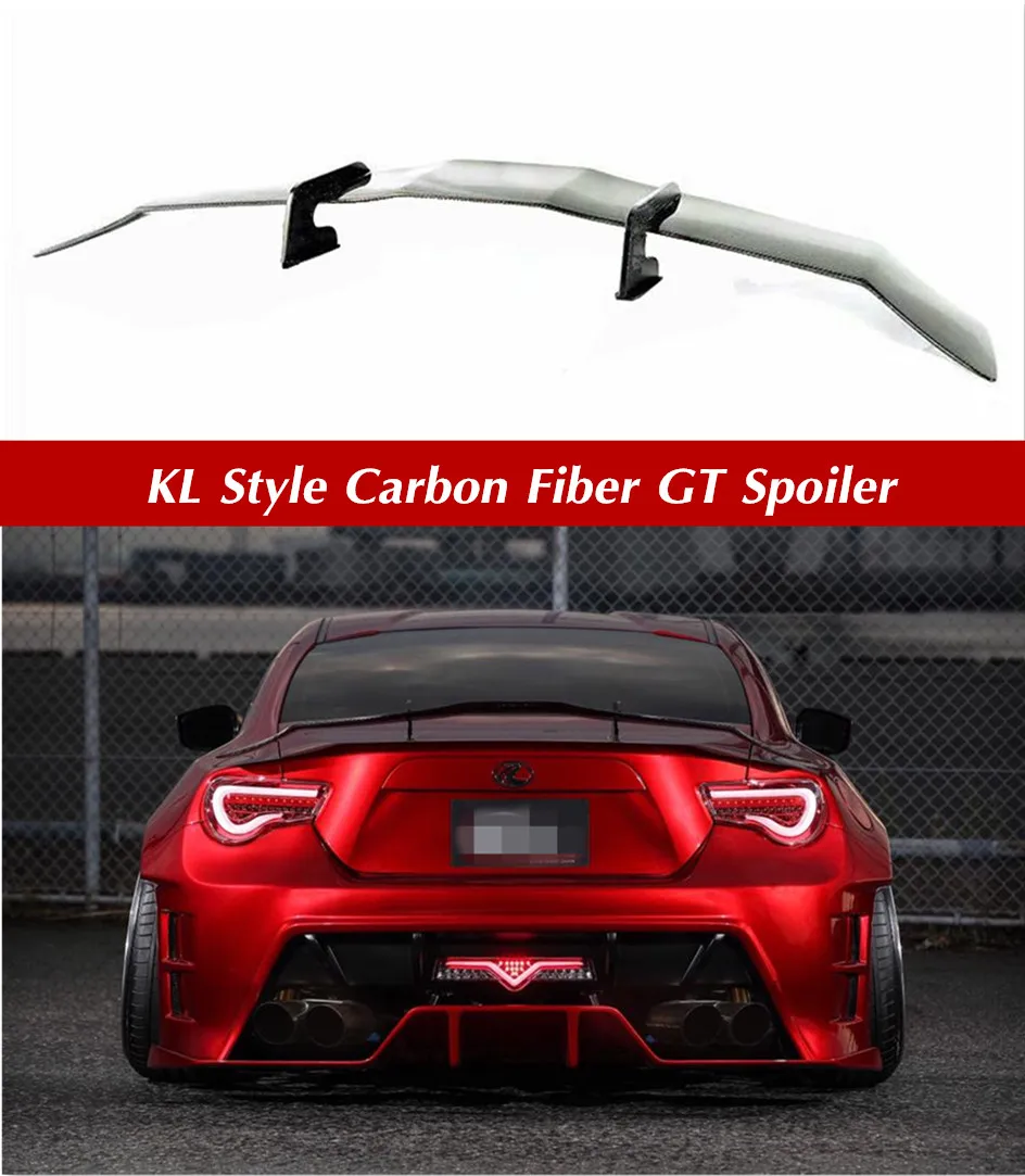 GT86 FT86 BRZ GTR R35 задний спойлер/Swanneck/KL-II стиль углеродное волокно GT Спойлер Крыло GTR R35 спойлер