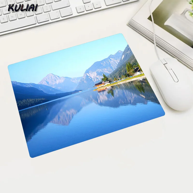 XGZ красивый пейзаж 22x18 Мышь Pad маленький коврик Офис игровой ноутбук резиновый матовый коврик для мыши настольные коврики для игровой мыши подстаканники