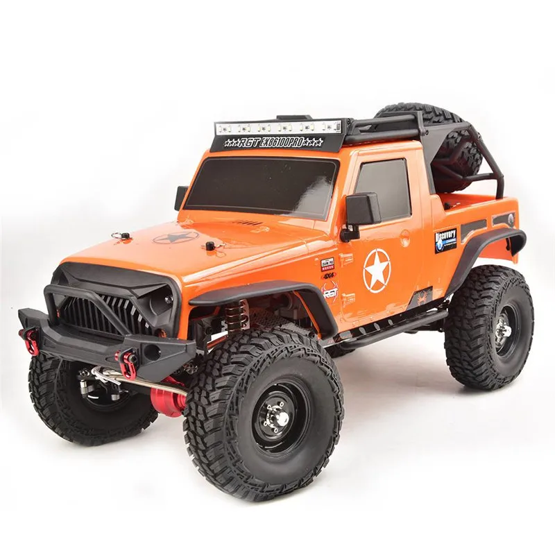 Orange RGT EX86100 PRO Kit 1/10 2,4G 4WD Rc автомобиль электрический скалолазание гусеничный без электронных деталей RC автомобиль игрушки для улицы автомобиль игрушка - Цвет: Orange