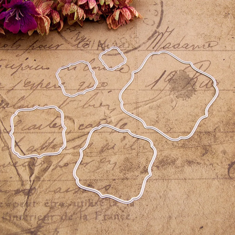 Frame Metal Cutting Dies Stencil DIY Scrapbooking Album Stamp Paper Card Embossing Craft Decor | Дом и сад