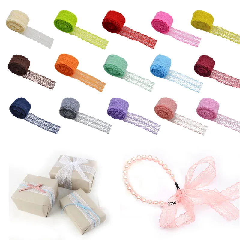 

10m/lot 4.5cm Lace Tulle Roll Baby Girl Tutu Skirt Fabric Spool Birthday Party Supplies Wedding Event Decoration Table Runner