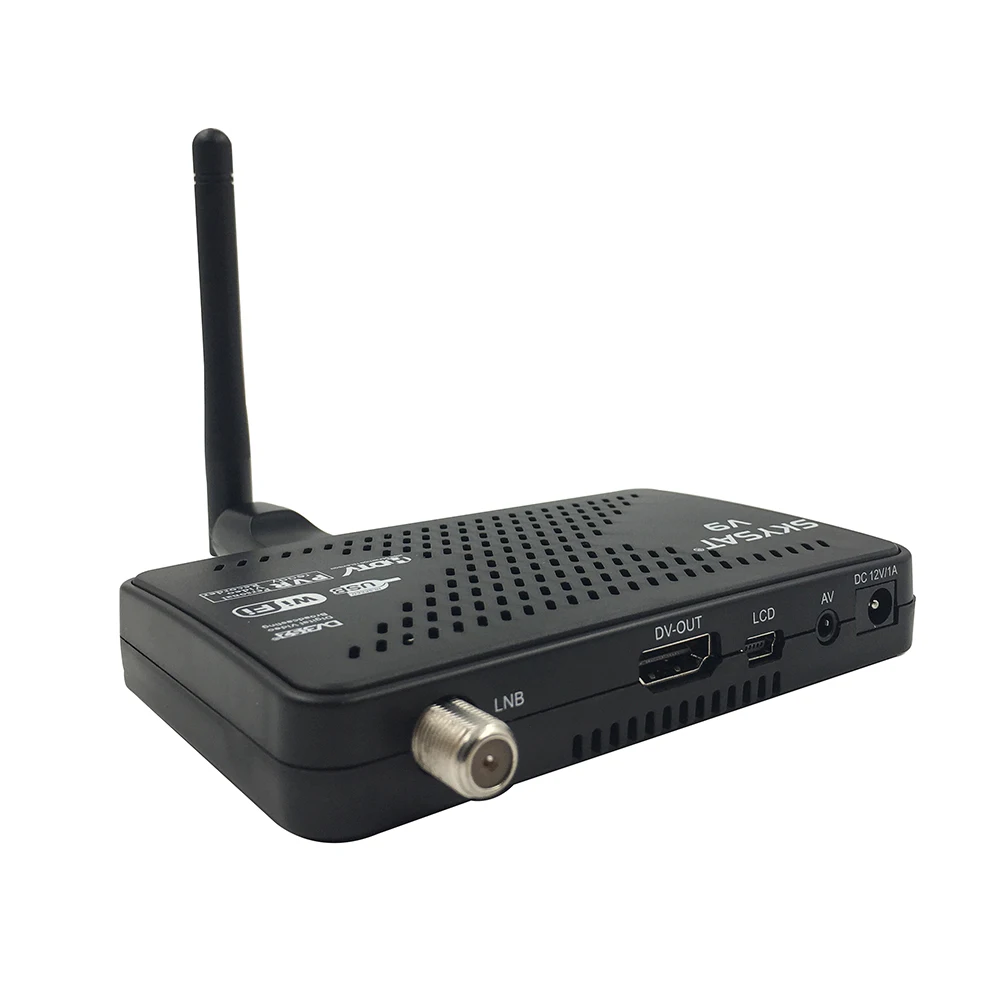 Спутниковый ресивер SKYSAT V9 поддержка Clines Cccamd Newcamd Autoroll Powervu Biss DVB S2 USB спутниковый